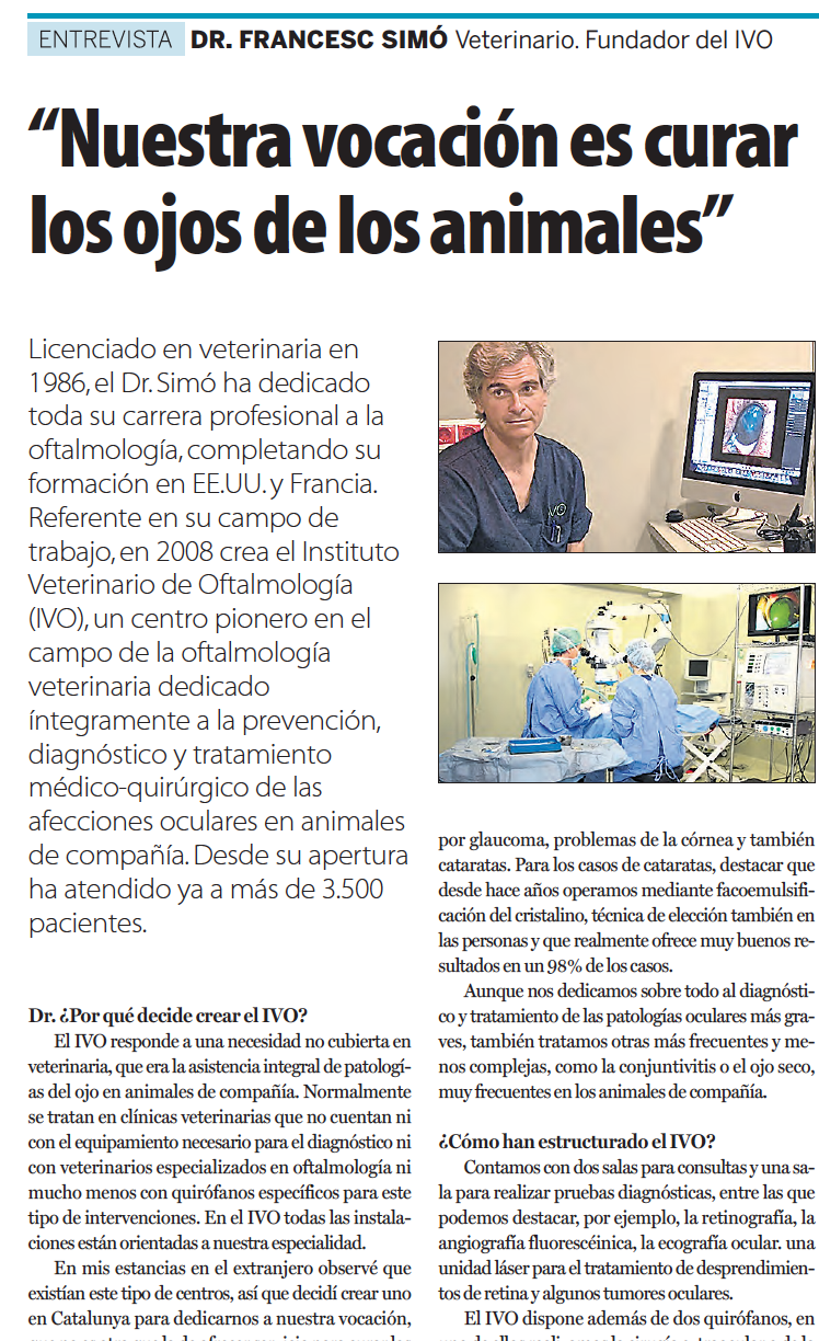 Entrevista Paco Simó La Vanguardia